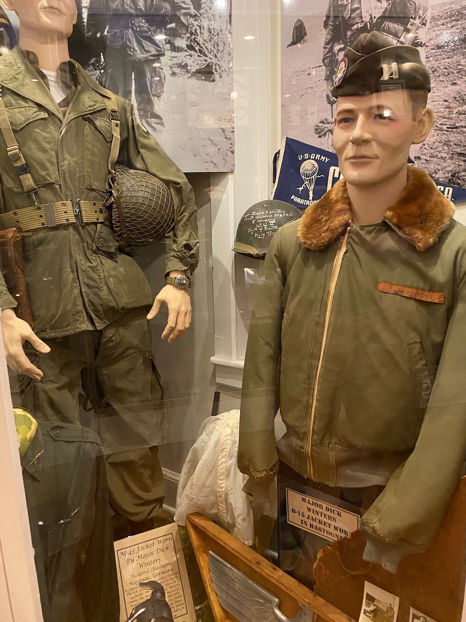 Gettysburg History Museum - Dick Winters coat from Bastogne