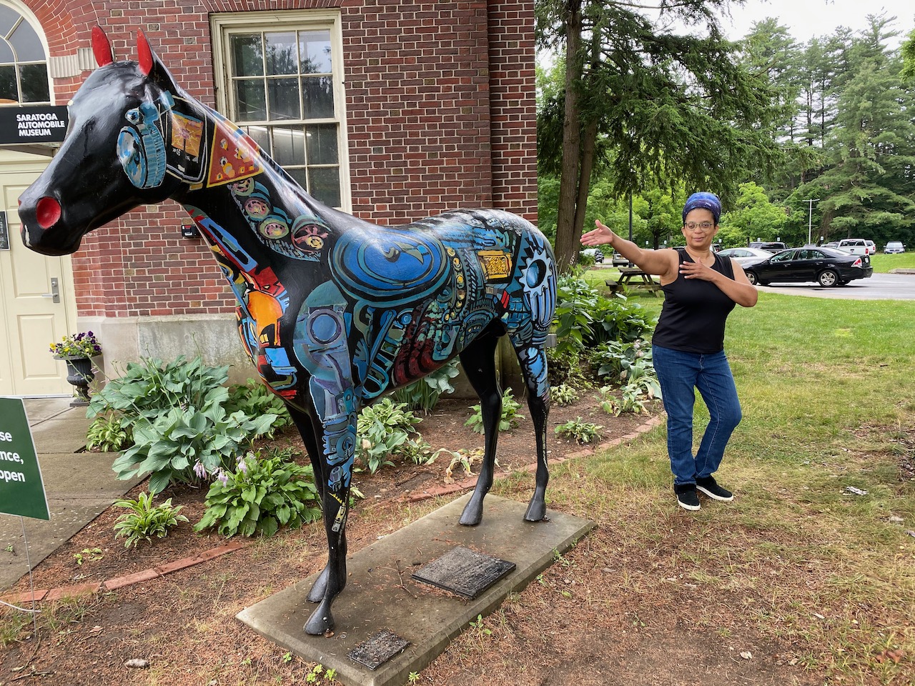 saratoga spa - painted horse