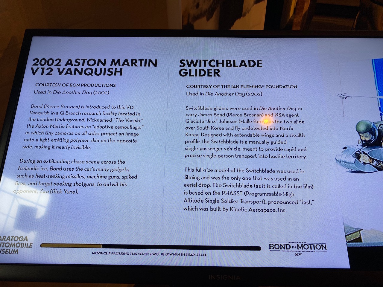 saratoga spa - switchblade glider sign